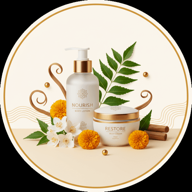 Body care category - PurāVeda body skincare products